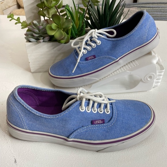 Vans Blue Canvas Sneakers - Picture 1 of 6